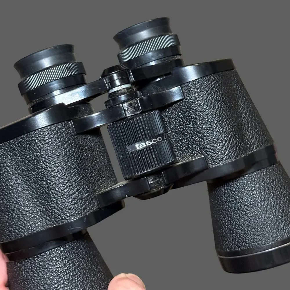 Vintage Tasco 10x50 Zip Focus Binoculars Wide Angle H92008 2023